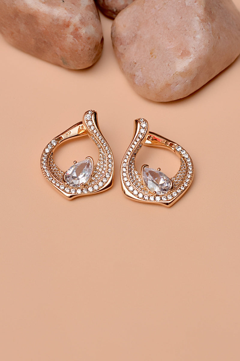 Daily Wear Golden Earrings
