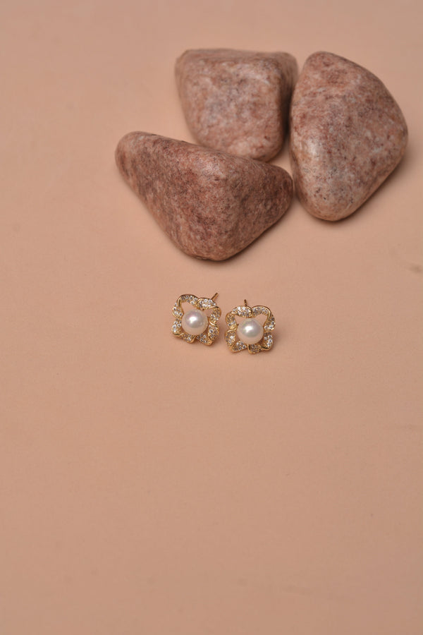 Daily Wear Golden Ear Studs
