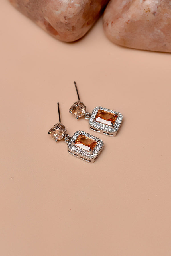 Daily Wear Champagne Earrings