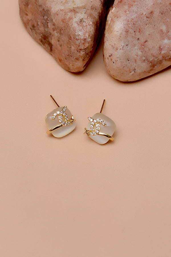 Daily Wear Golden Earrings