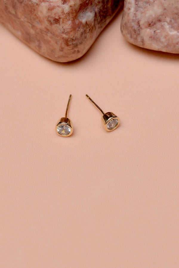 Daily Wear Golden Ear Studs