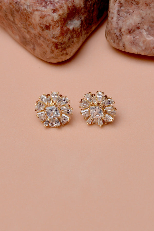 Daily Wear Golden Ear Studs