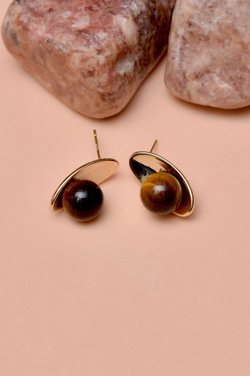 Daily Wear Golden Ear Studs