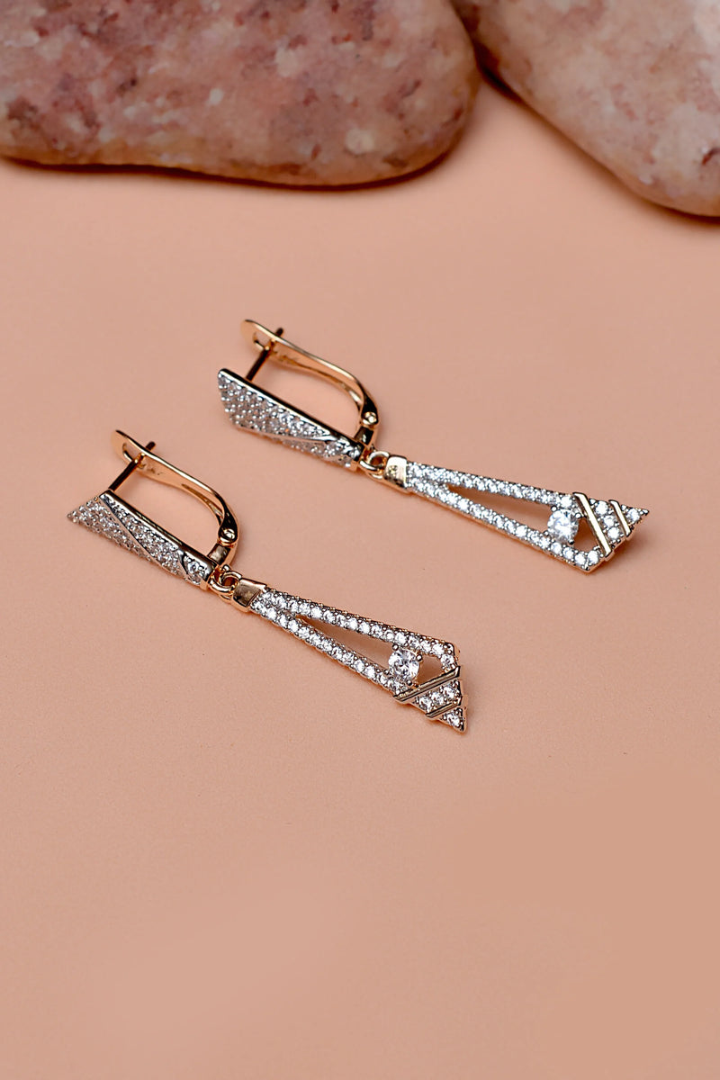 Daily Wear Dual Tone Earrings