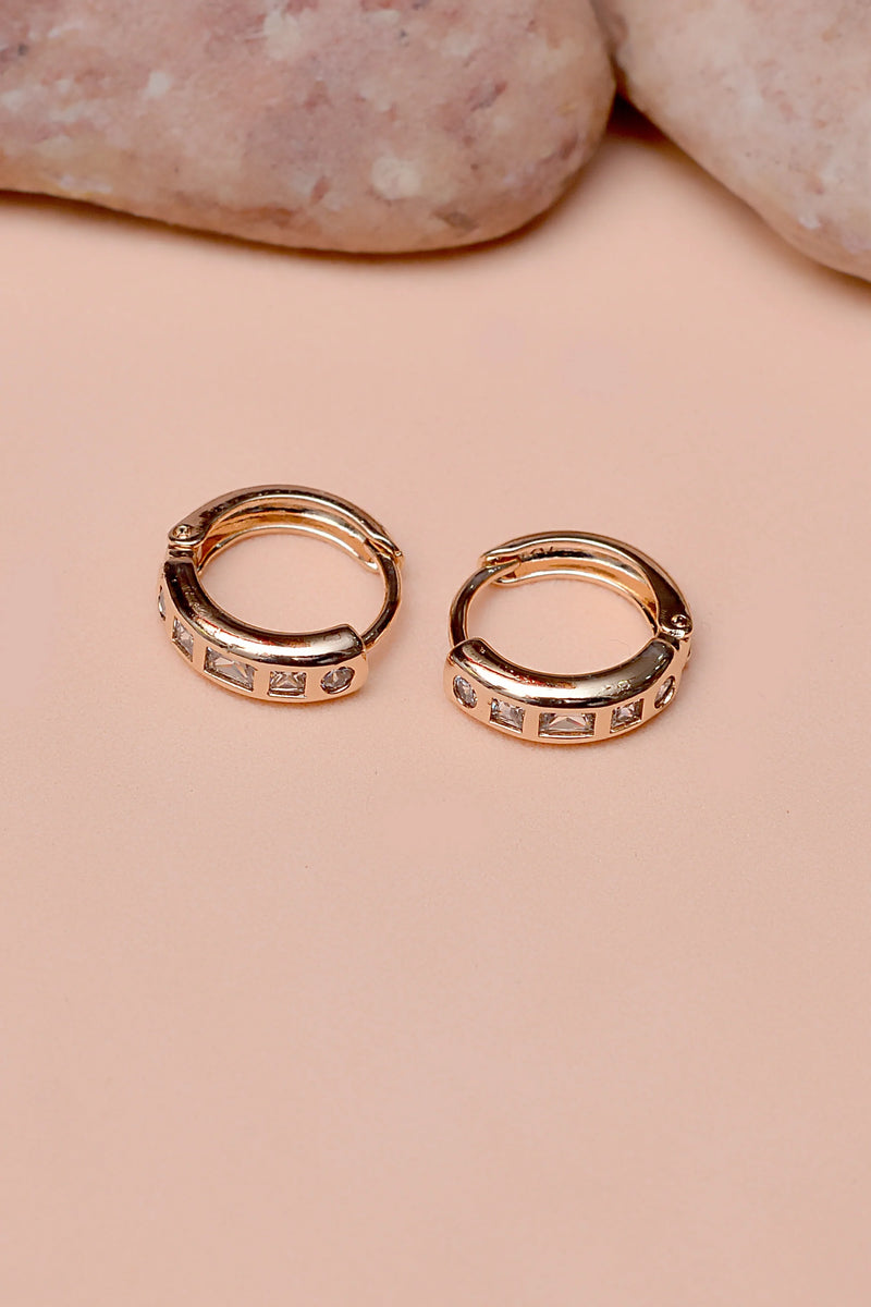 Daily Wear Golden Hoop Earrings