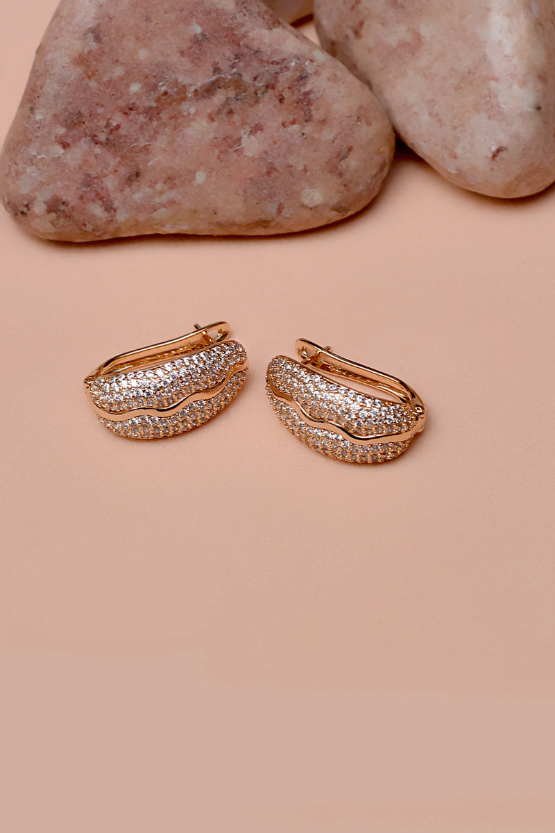 Daily Wear Golden Hoop Earrings