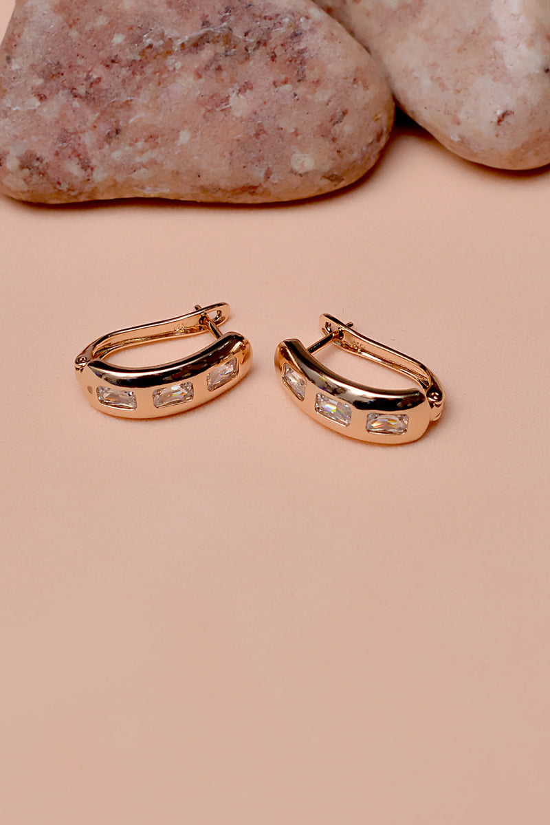 Daily Wear Golden Hoop Earrings