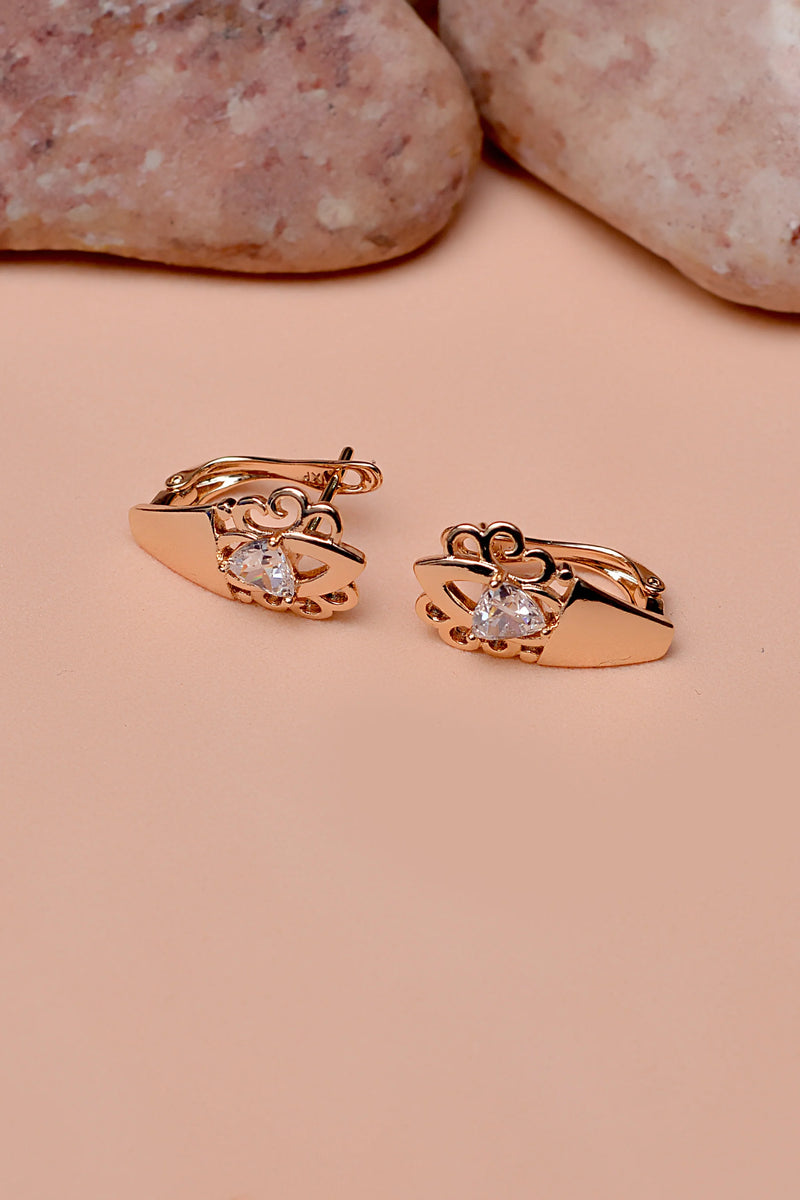 Daily Wear Golden Hoop Earrings