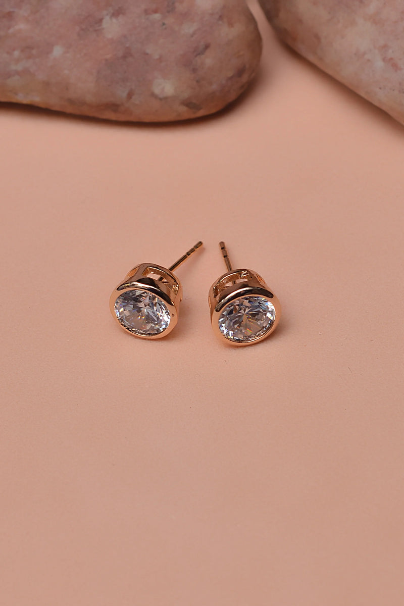 Daily Wear Dual Tone Hoop Earrings
