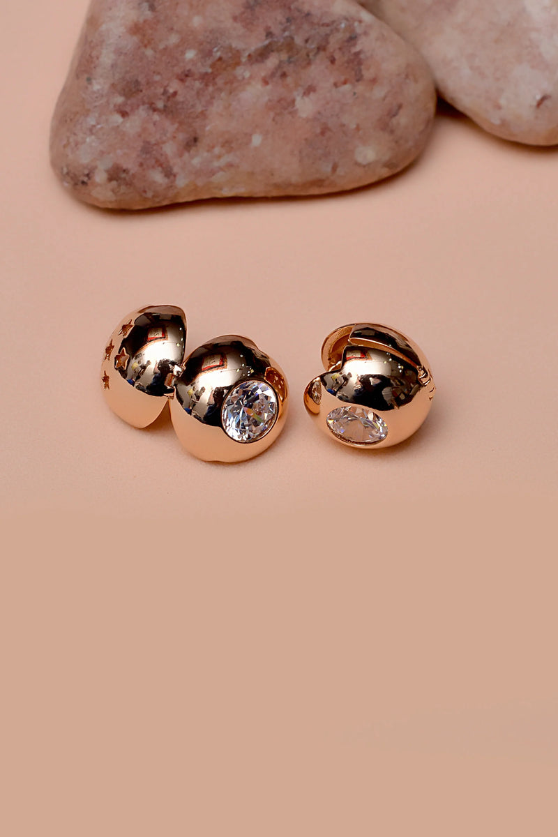 Daily Wear Golden Hoop Earrings