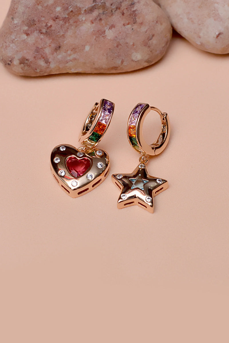 Daily Wear Multicolor Hoop Earrings