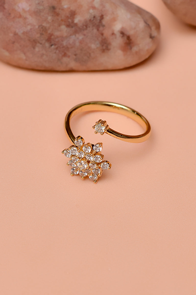 Size 0 Daily Wear Golden Ring