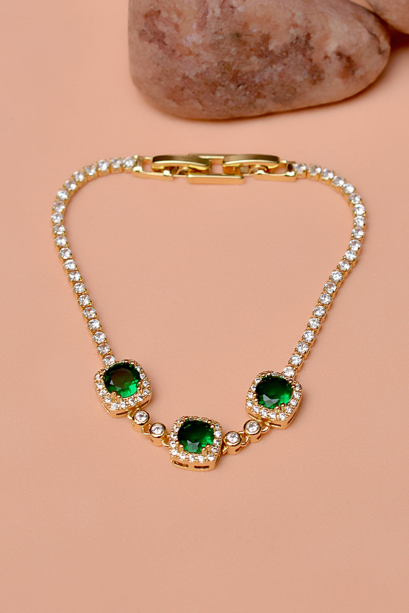 Daily Wear Emerald Green Bracelet