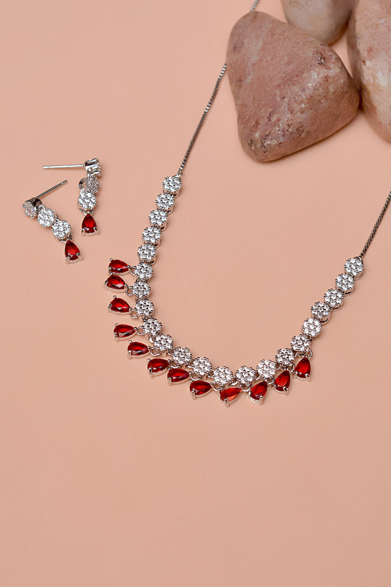 Daily Wear Ruby Party Set