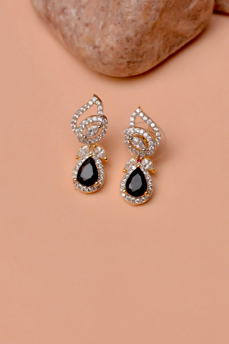 Daily Wear Black Ear Studs