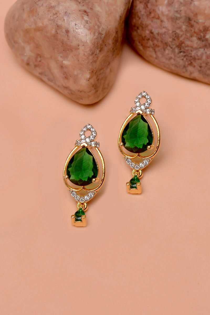Daily Wear Green Ear Studs