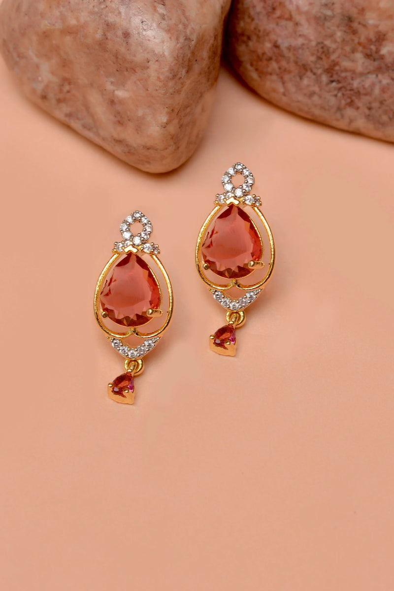 Daily Wear Red Ear Studs