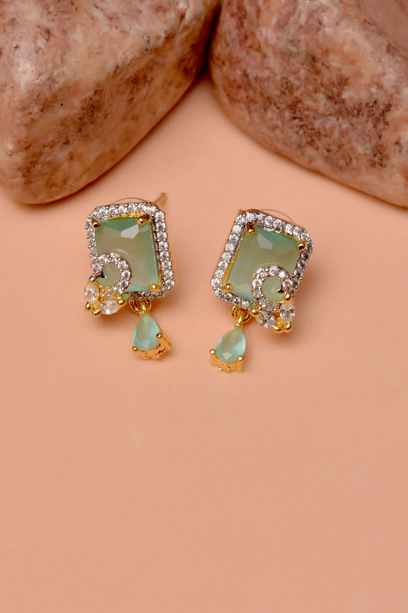 Daily Wear Green Ear Studs