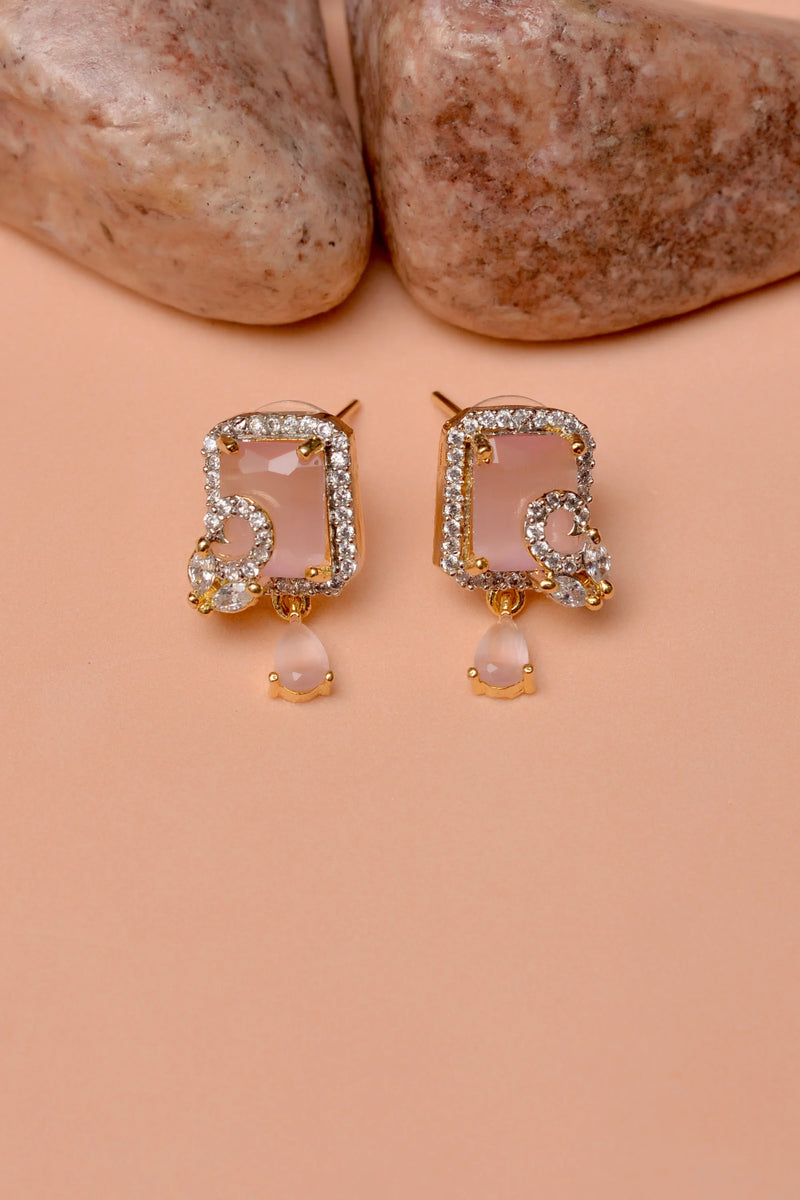 Daily Wear Pink Ear Studs