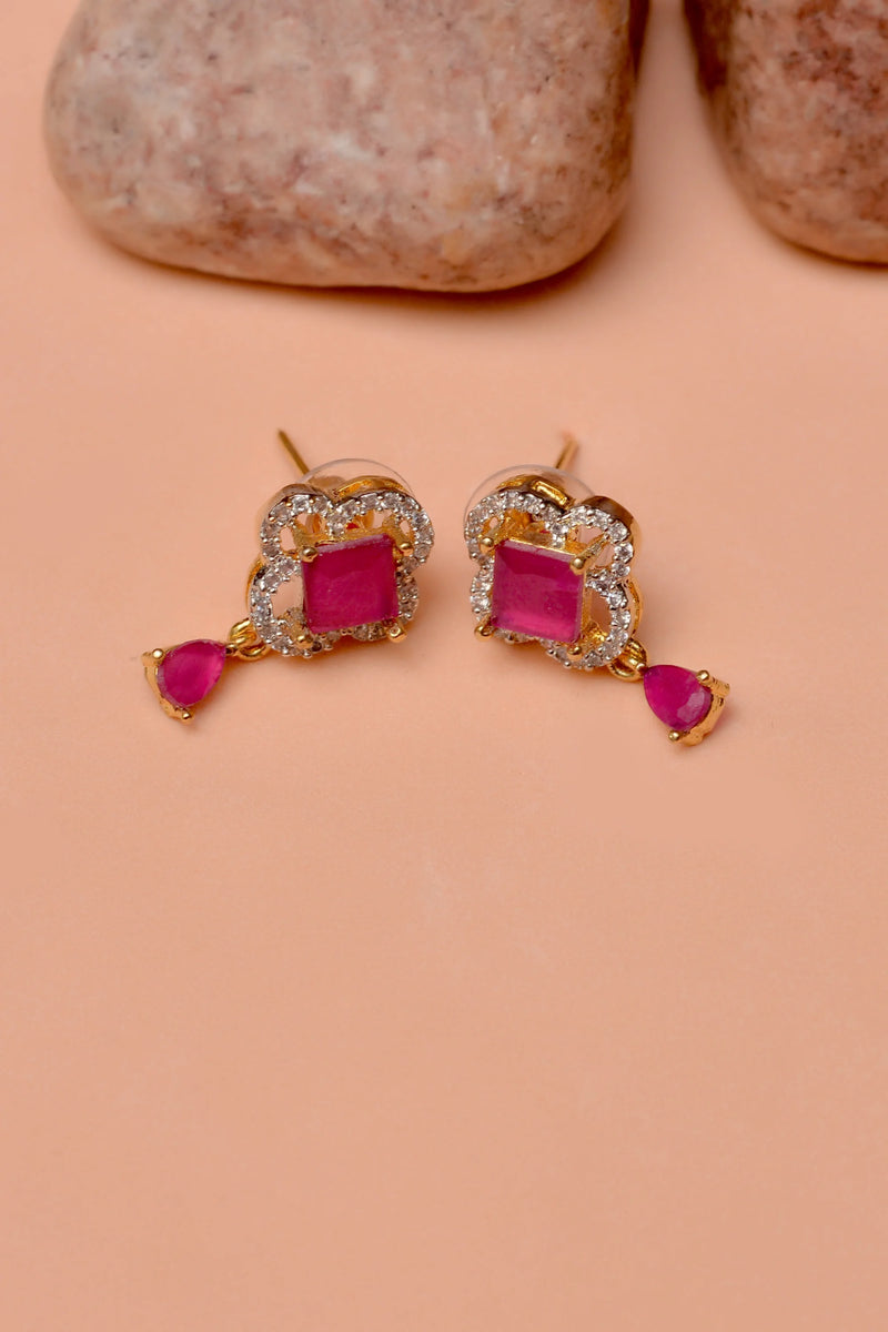 Daily Wear Pink Earrings