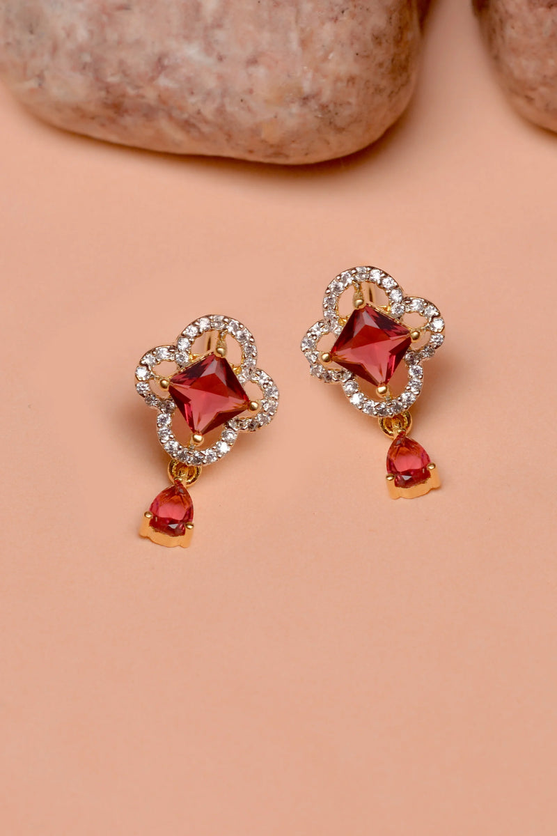 Daily Wear Red Earrings