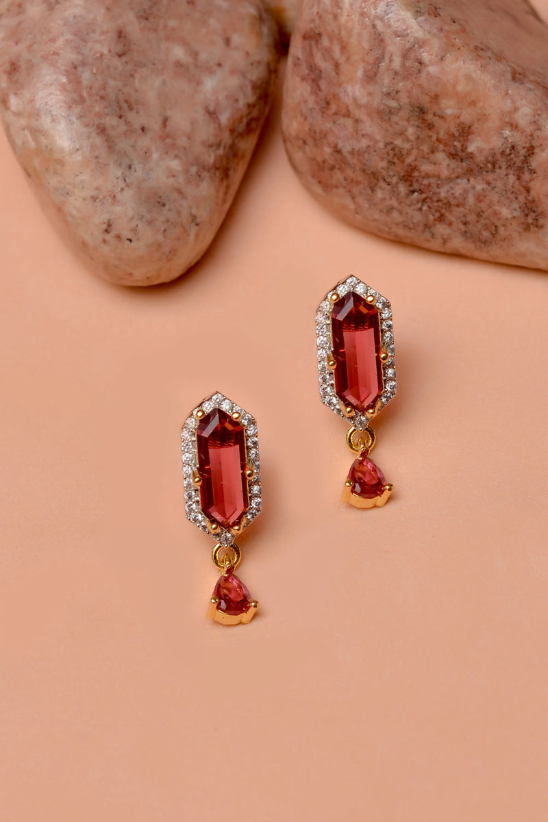 Daily Wear Red Earrings