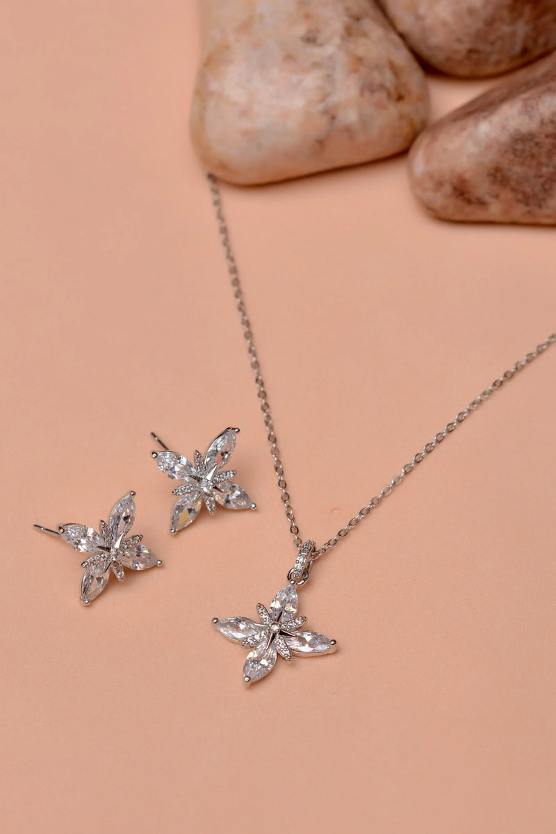 Daily Wear Silver Locket Set