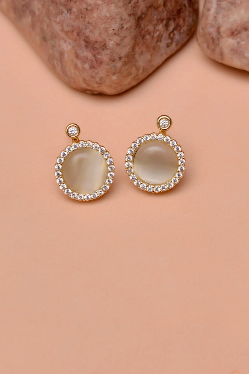 Daily Wear Golden Earrings