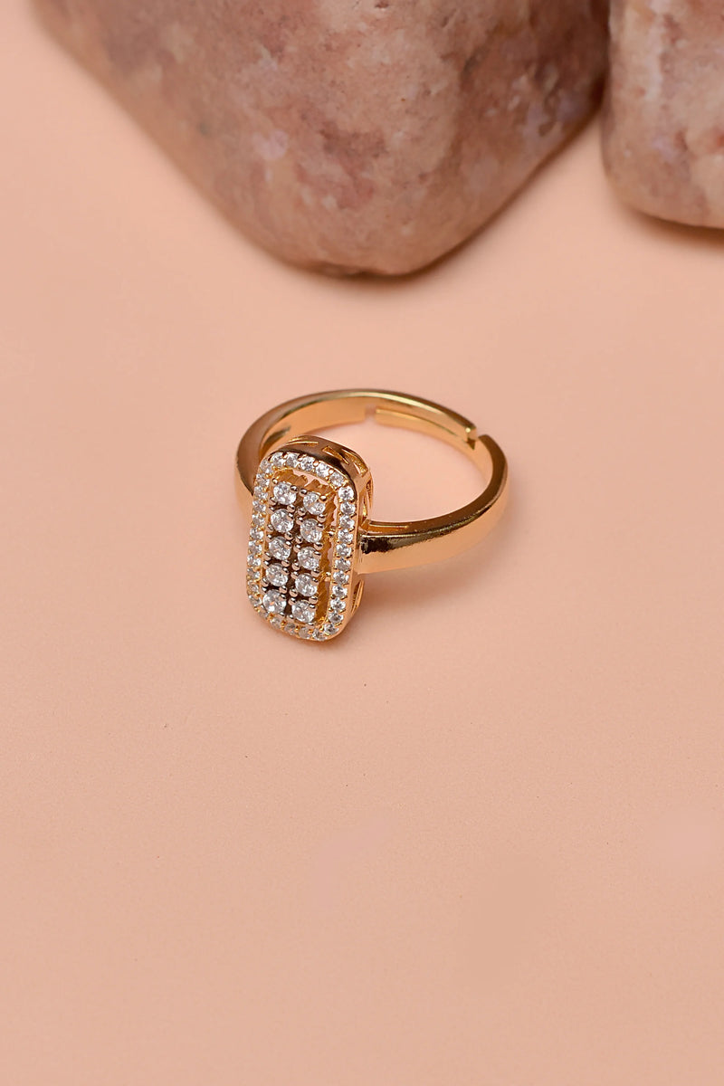 Size 0 Daily Wear Golden Ring