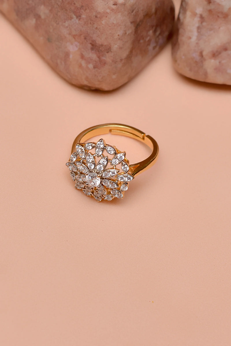 Size 0 Daily Wear Golden Ring