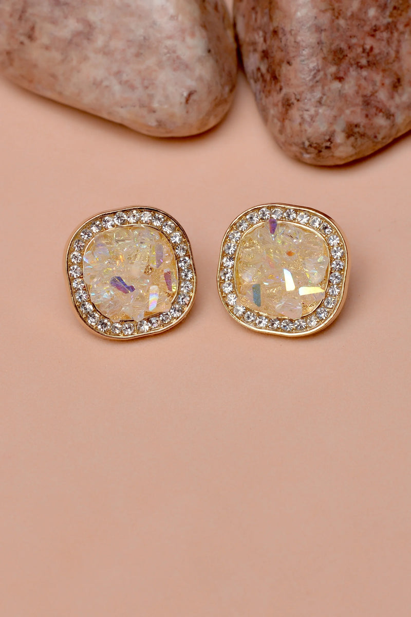 Daily Wear Champagne Ear Studs