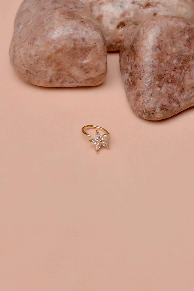 Daily Wear Golden Nose Ring