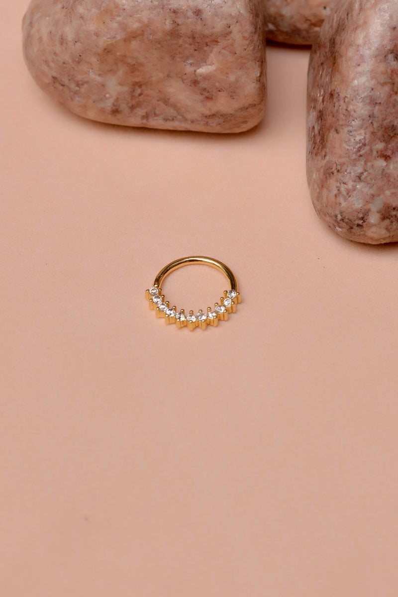 Daily Wear Golden Nose Ring