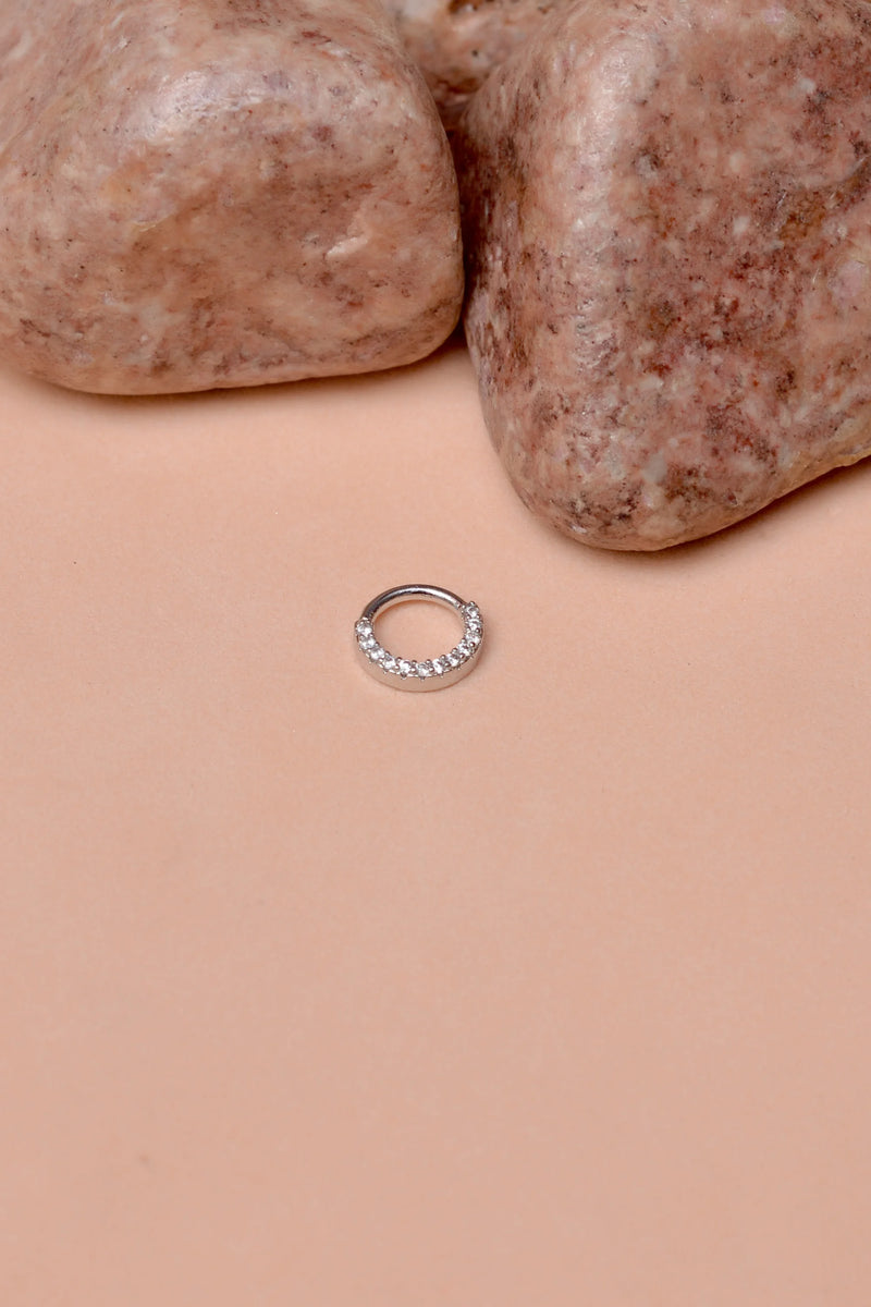 Daily Wear Silver Nose Ring
