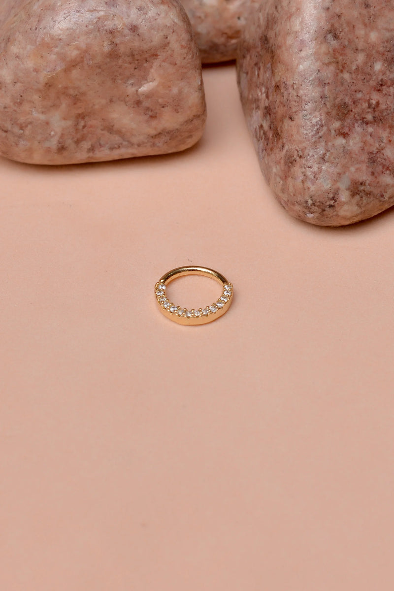 Daily Wear Golden Nose Ring