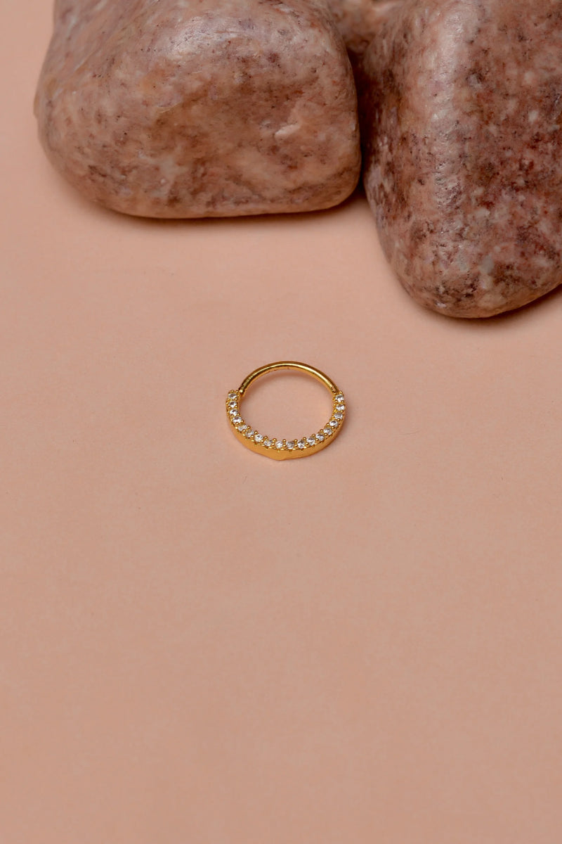 Daily Wear Golden Nose Ring