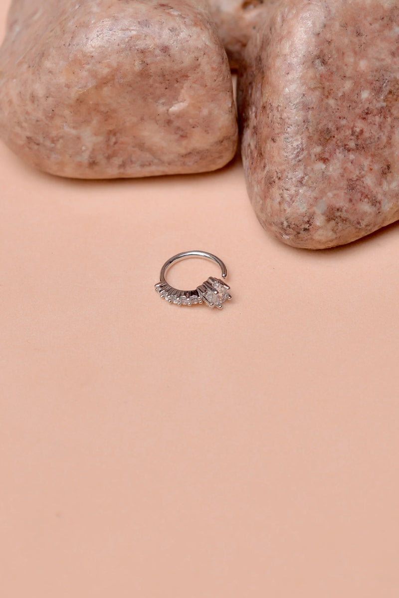 Daily Wear Silver Nose Ring