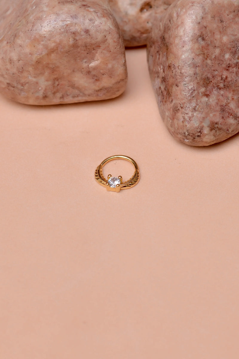 Daily Wear Golden Nose Ring
