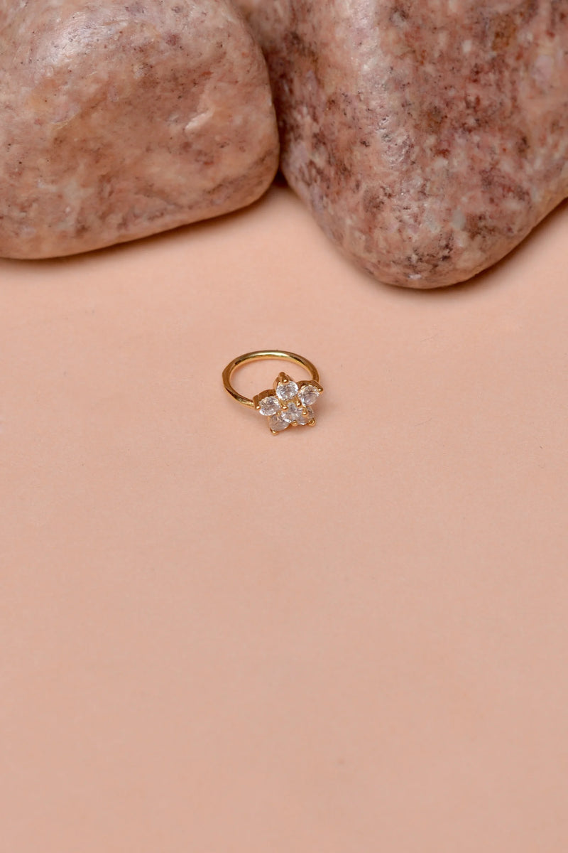 Daily Wear Golden Nose Ring