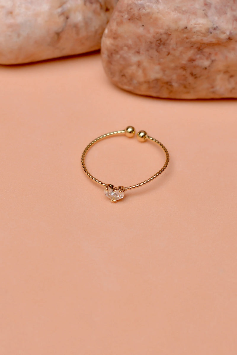 Size 0 Daily Wear Golden Ring