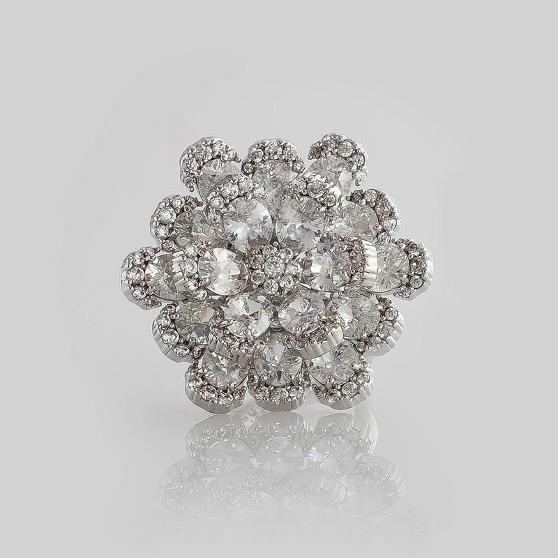Size 0 Daily Wear Silver Ring