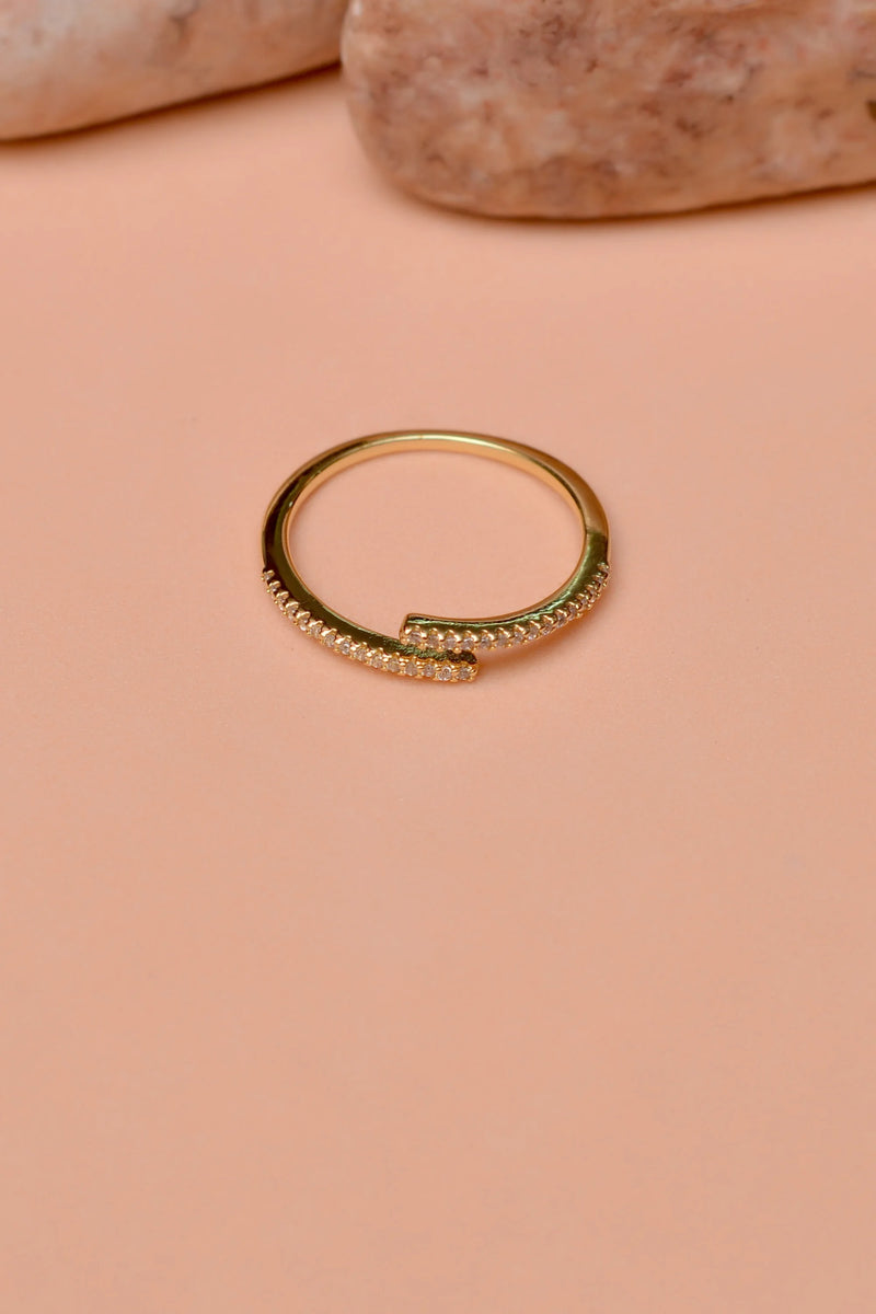 Size 0 Daily Wear Golden Ring