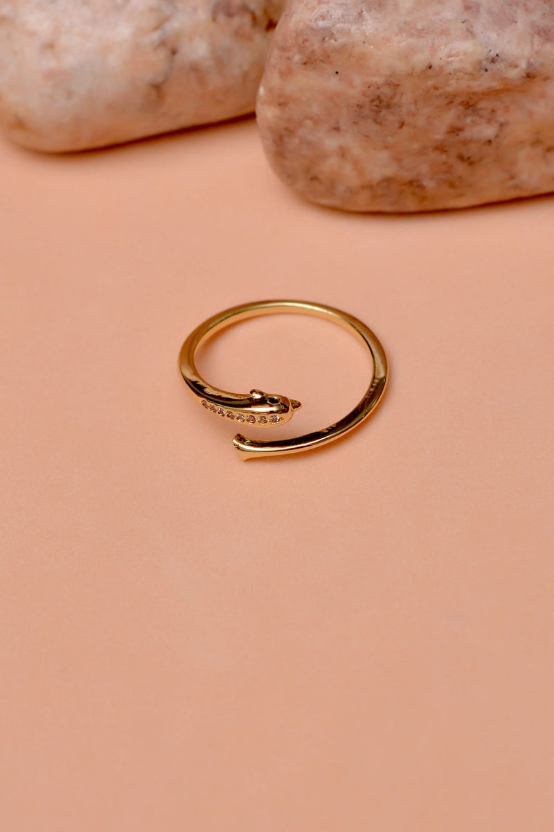 Size 0 Daily Wear Golden Ring
