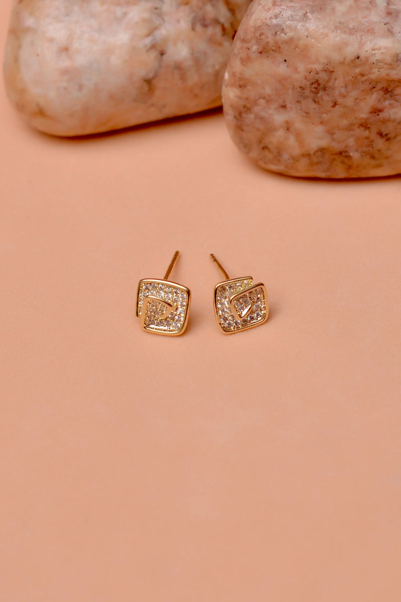 Daily Wear Golden Ear Studs