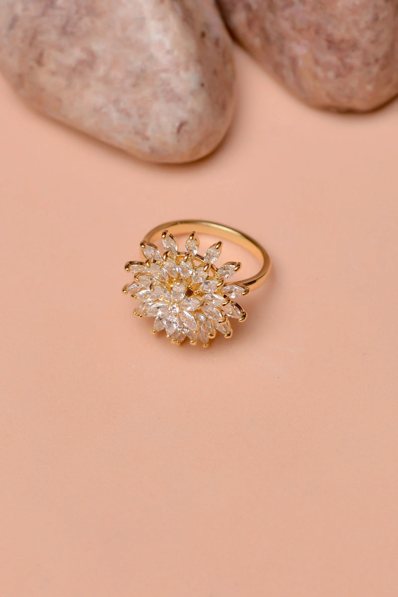 Size 0 Daily Wear Golden Ring
