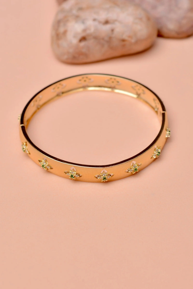 Size 2-0 Daily Wear Green Karra Bangle