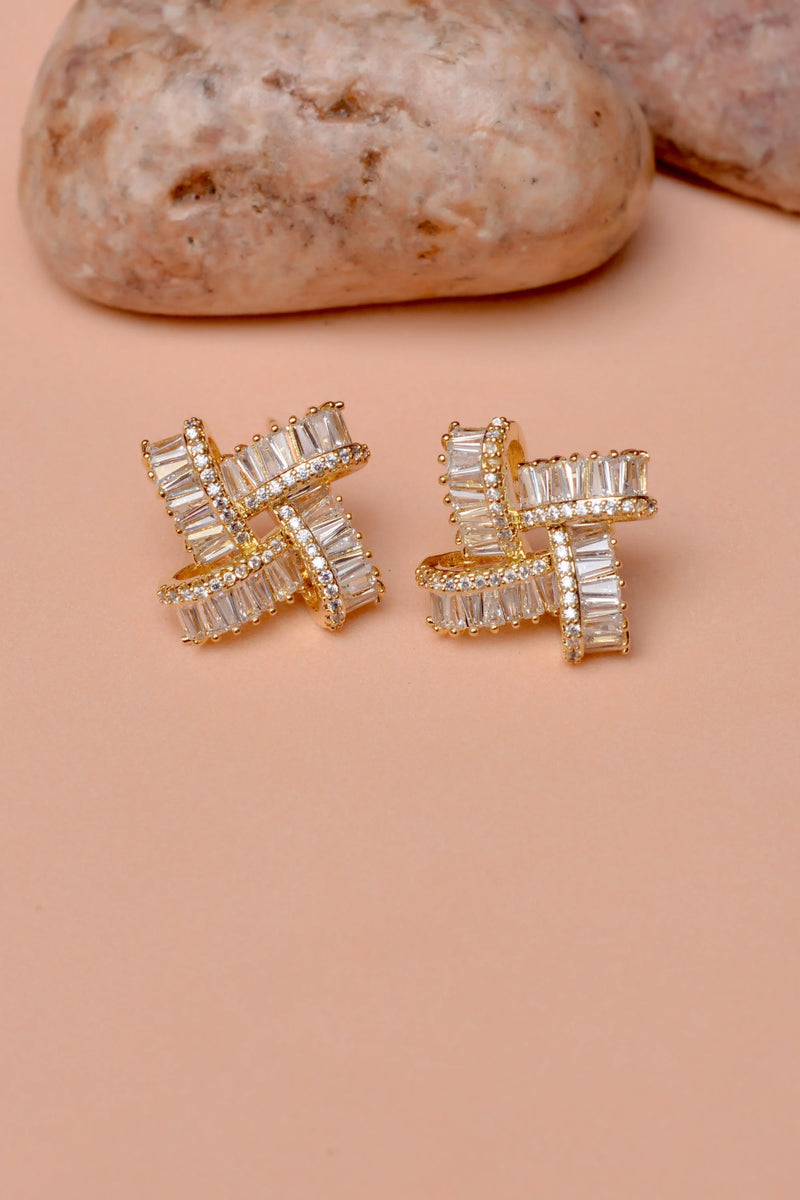 Daily Wear Golden Ear Studs