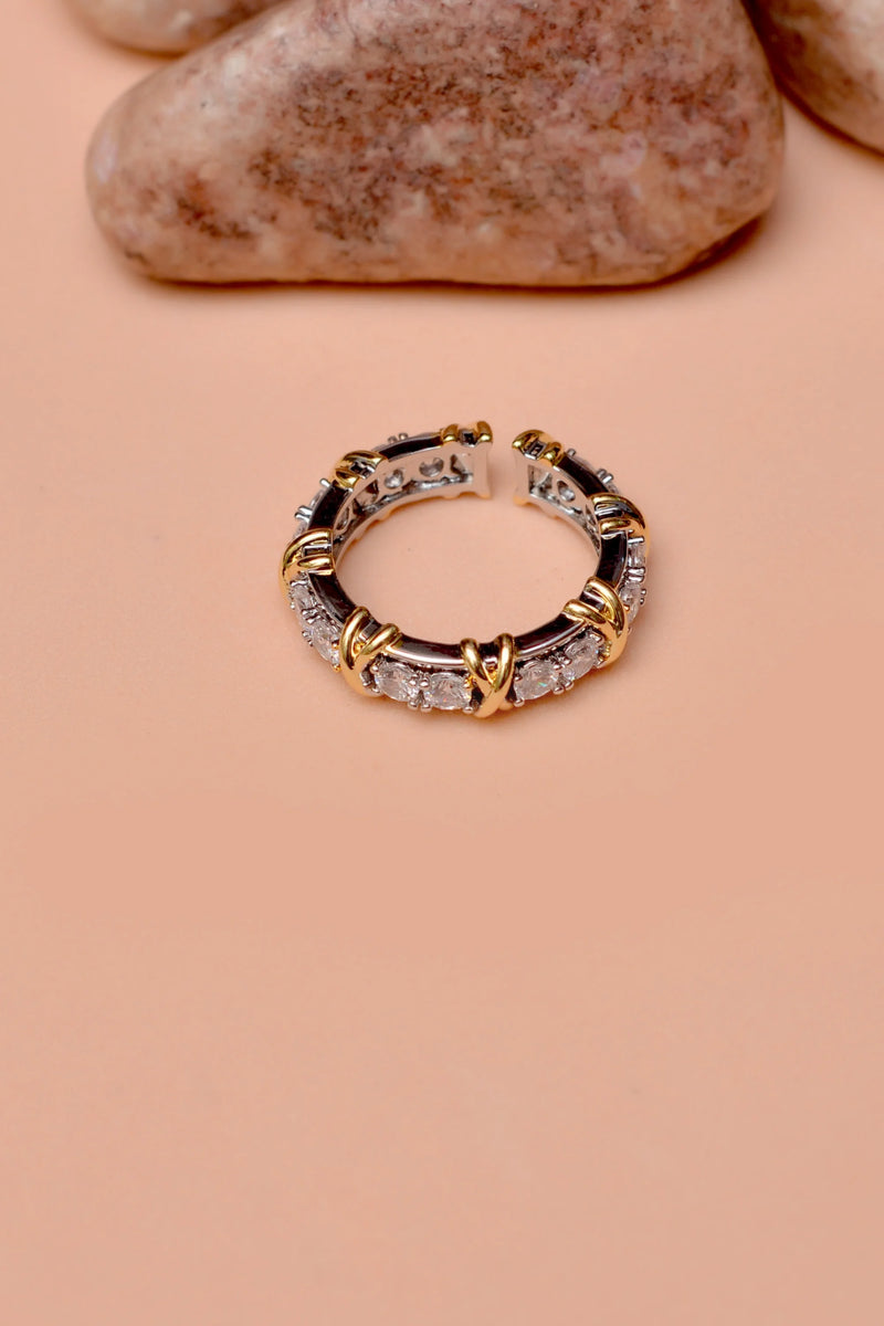 Size 0 Daily Wear Dual Tone Ring