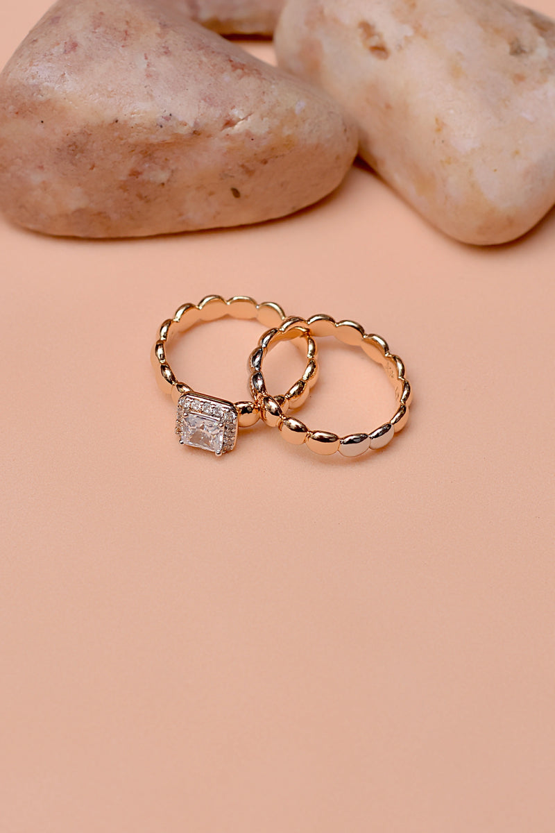 Size 7 Daily Wear Dual Tone Ring