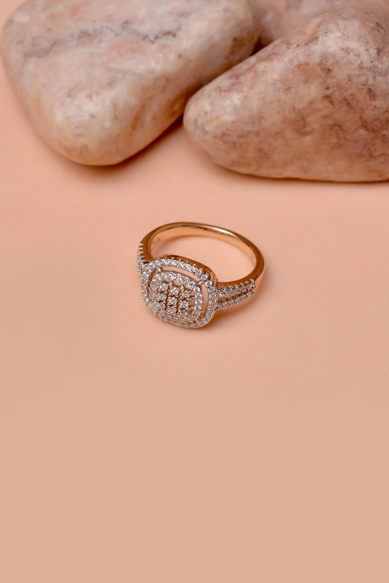 Size 7 Daily Wear Dual Tone Ring